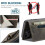 (Brown) Rfid Blocking Case for Google Pixel Fold Kickstand Magnetic Rfid Blocking Protective Cover Pu Leather Card Holder 5