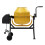 63L Portable Cement Mixer with Wheels, Yellow 3