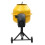 63L Portable Cement Mixer with Wheels, Yellow 4