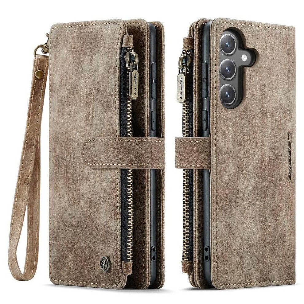 (Brown) Flip Case For Samsung Galaxy S23 Fe 5G Drivers License Card Slots Drivers License Card Slots With Card Holder Brown 764549469741