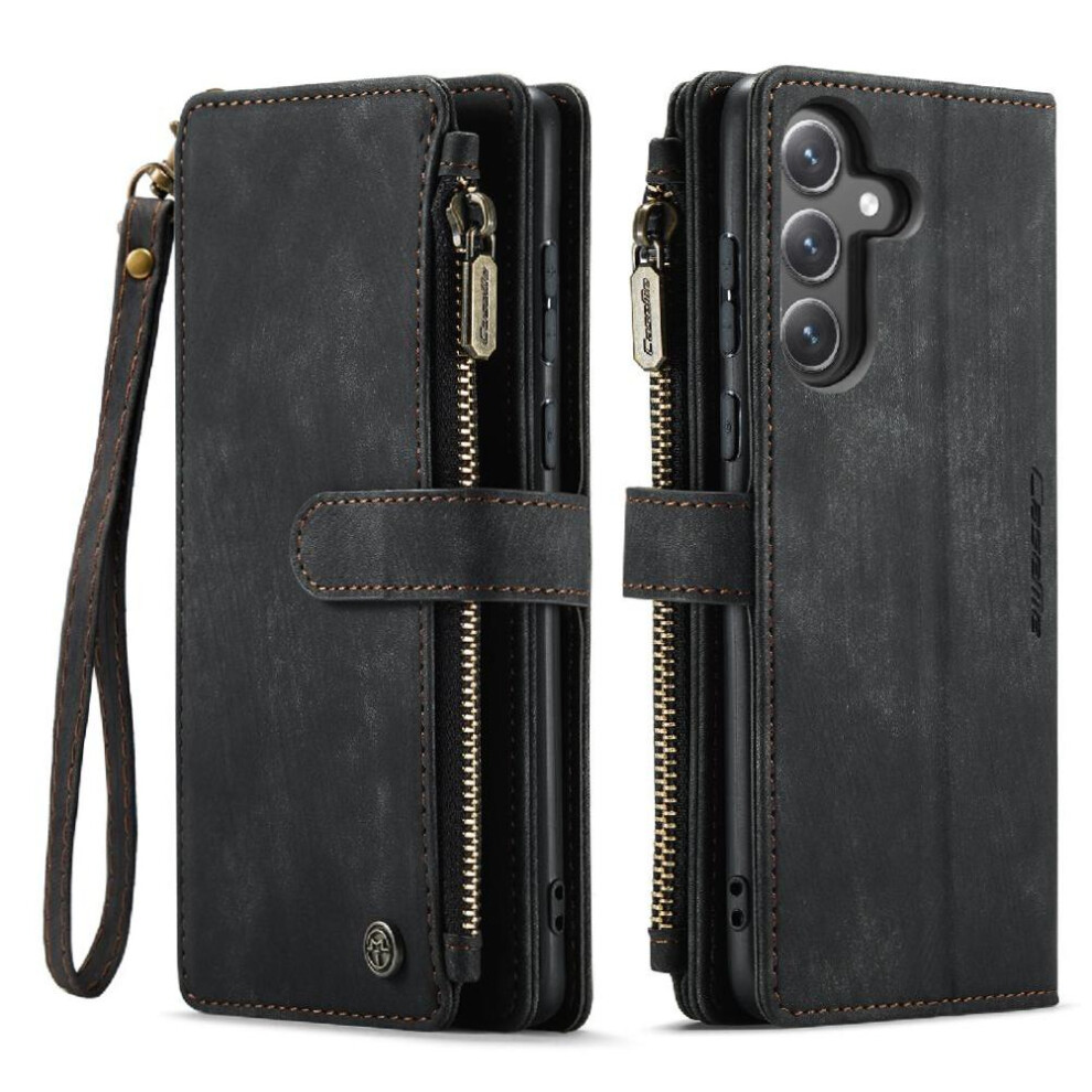 (Black) Flip Case For Samsung Galaxy S23 Fe 5G Drivers License Card Slots Drivers License Card Slots With Card Holder Black 764549469758