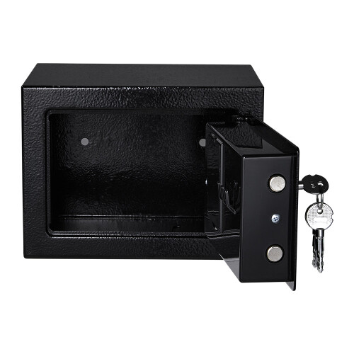 Living And Home 6L Mini Mechanical Lock Safe Home Office Security Box with Keys 2