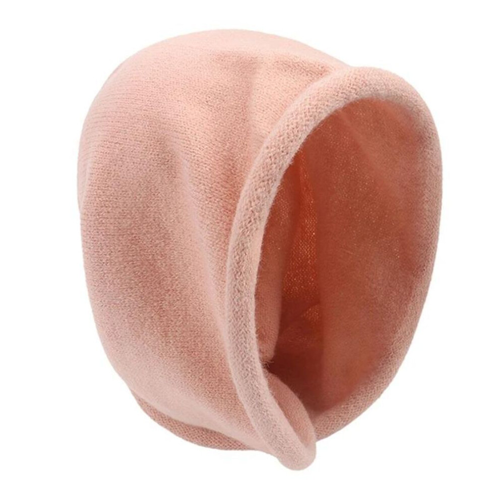 (pink, 1pc) Women Knitted Scarf Hood Hat Neck Collar Cap One-piece Cashmere Cotton Shawl Hats Outdoor Skiing Bonnet Balaclava Beanies Gorras