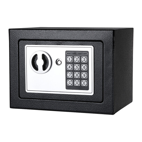 Living And Home 6L Mini Password Mechanical Lock Safe Home Office Security Box 1