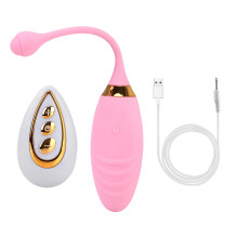 (Pink) 10 Speeds Sex Toys for Women Vibrating Egg Anal Clitoris Stimulation Jump Egg Vibrator Wireless Remote
