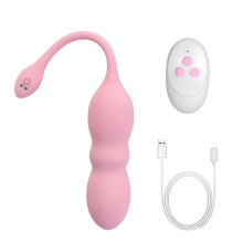 (Pink) Women Vibrators Automatic Stretching Vaginal Ball Clitoris Stimulator Anal Plug Erotic Panties Sex Toys for Female Masturbator
