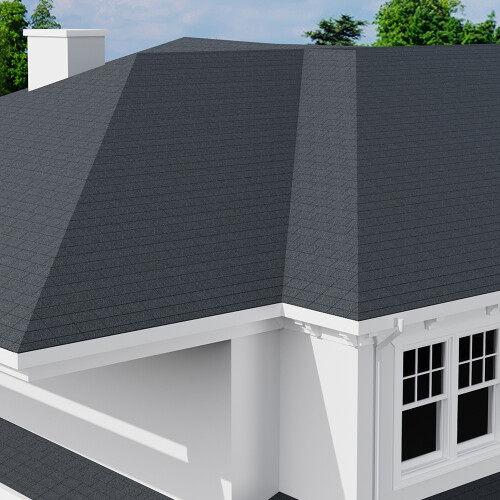 18Pcs 3-Tab Asphalt Shingles Bitumen Roofing, Grey