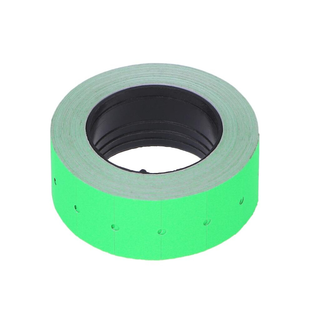 (Green) Price Label 500Pcs/Roll For Mx-5500 Labeller Gun Colorful Paper Tag Green