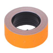 (Orange) Price Label 500pcs/roll For Mx-5500 Labeller Gun Colorful Paper Tag