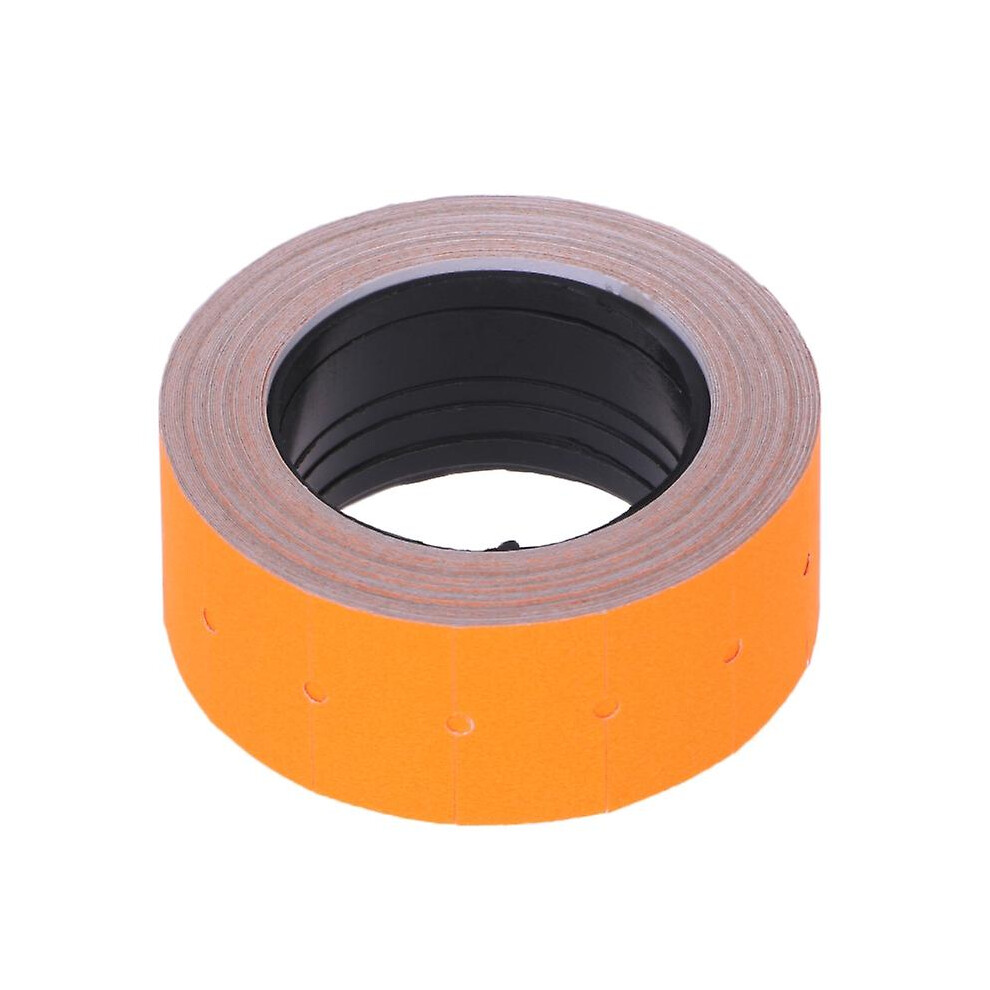 (Orange) Price Label 500Pcs/Roll For Mx-5500 Labeller Gun Colorful Paper Tag Orange