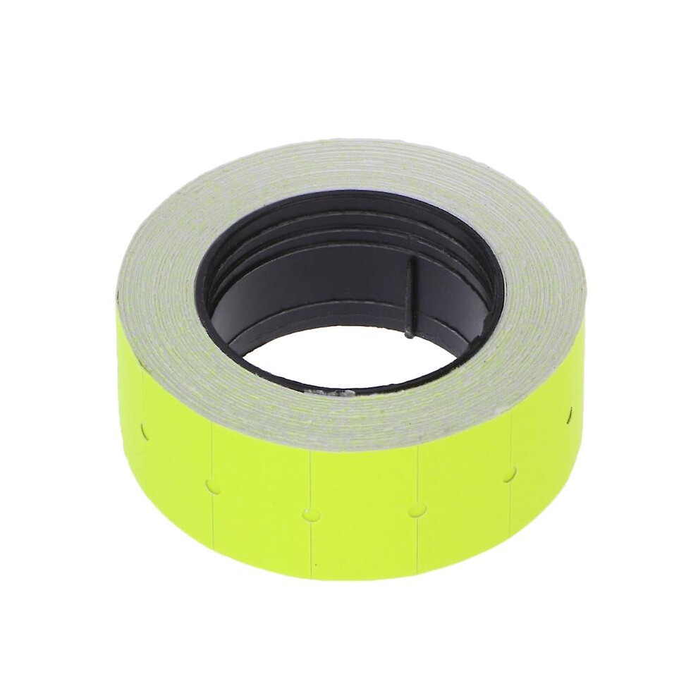 (Yellow) Price Label 500Pcs/Roll For Mx-5500 Labeller Gun Colorful Paper Tag Yellow