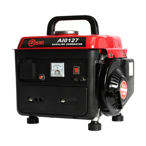 4L Red Portable 2 Stroke Petrol Powered Electric Generator Station 2