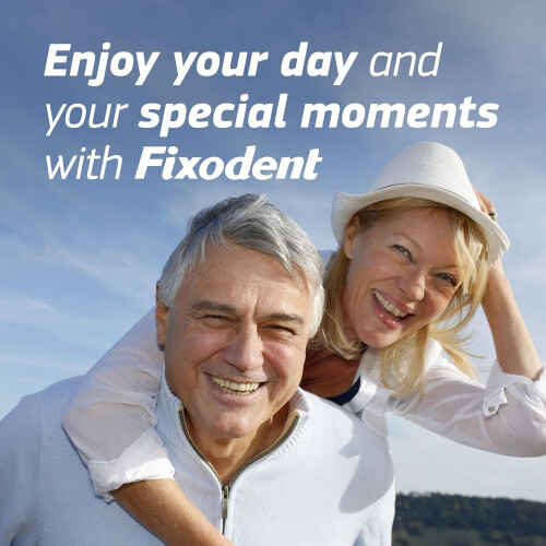 Fixodent Complete Denture Adhesive, Fresh Flavour 2 x 47 g Twin Pack 1