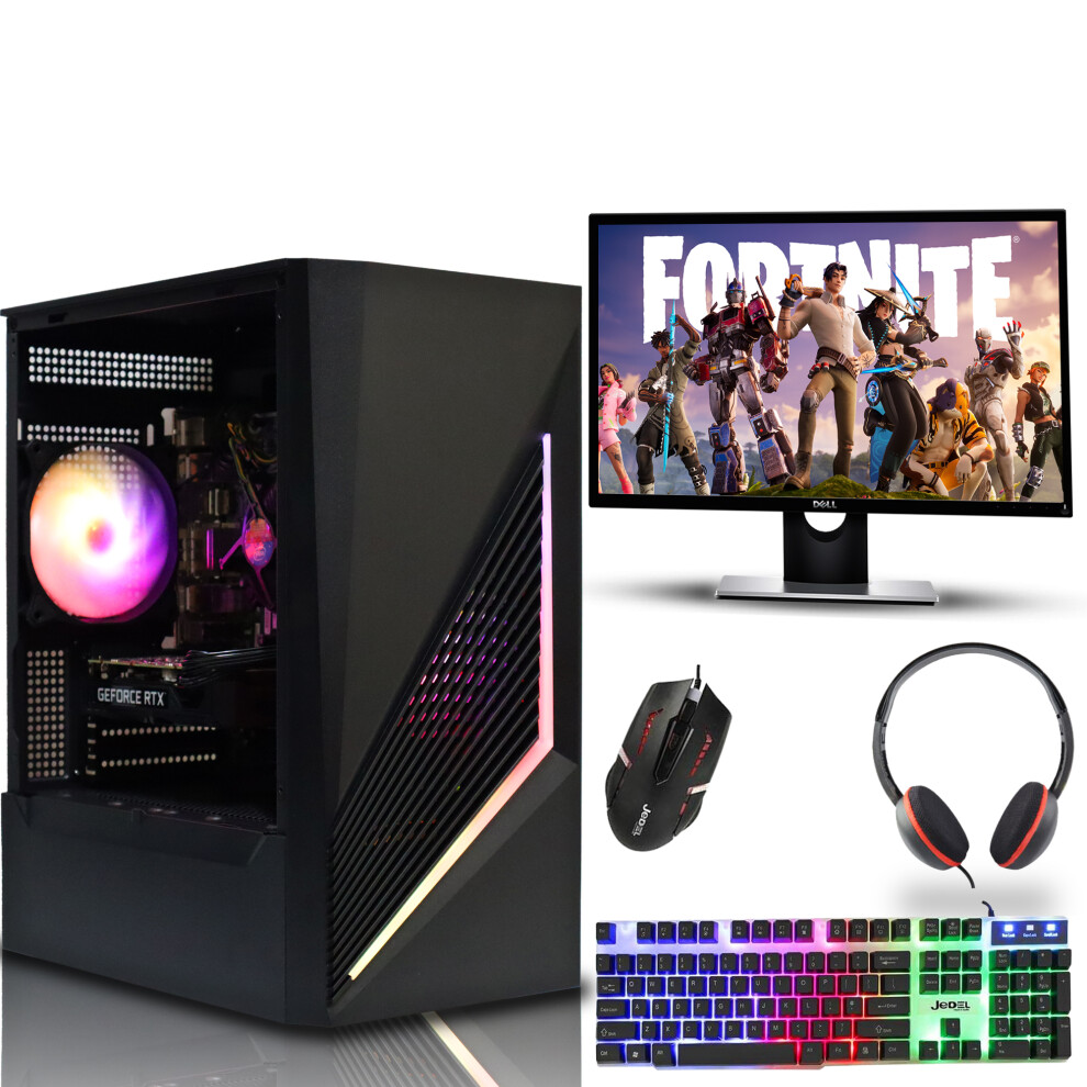 Fast Gaming Pc Bundle Core I5 3Rd Gen 16Gb Ram 1Tb Ssd 2Gb Gt 730 W10 5060936450039