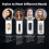 5 in 1 Styler -Wrap -Styler mit Heißpinselentrockner -Glättchen -Wrapper (weiß) 4