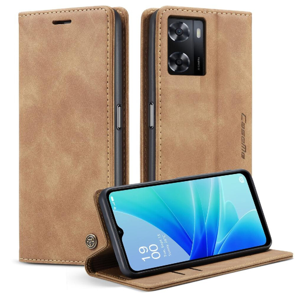 (Brown) Flip Case For Oneplus Nord N20 Se 4G Magnetic Closure Shockproof Case Card Slot Kickstand Vintage Pu Leather Wallet Flip Folio Book Brown 764549481484