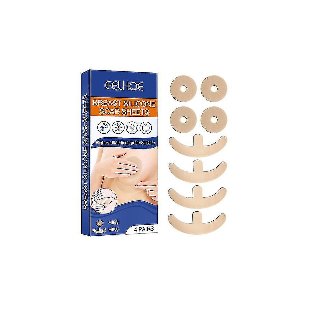 Silicone Scar Sheets Silicone Scar Sheets For Breast 8 Pack Breast Reduction After Surgery For Scars