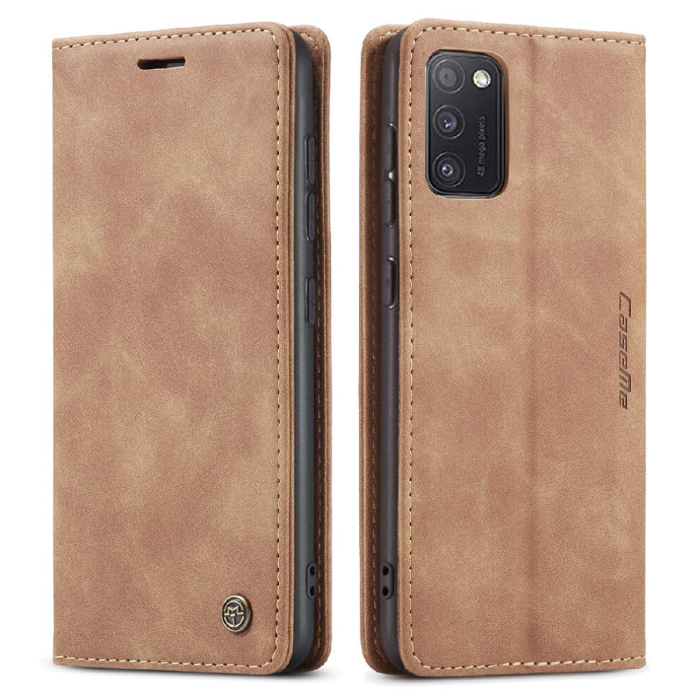 (Yellow) Flip Case For Samsung Galaxy A41 Case Card Slot Kickstand Magnetic Closure Shockproof Vintage Pu Leather Wallet Flip Folio Book Yellow 764549486472