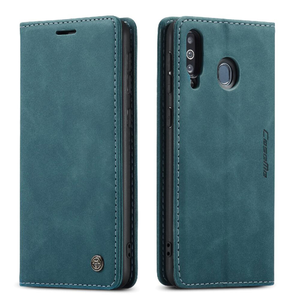 (Blue) Flip Case For Samsung Galaxy A40s/M30 Case Card Slot Kickstand Vintage Pu Leather Wallet Flip Folio Book Magnetic Closure Shockproof Blue 764549486533