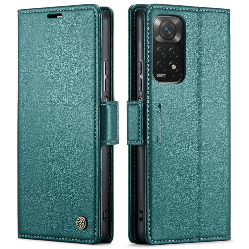 (Green) Caseme Case For Xiaomi Redmi Note 12S 4G Anti Fraud Wallet Case Card Slot Kickstand Shockproof Case Green 764549489657