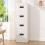 Living And Home 4-Drawer Vertical File Cabinet with Interlock 2