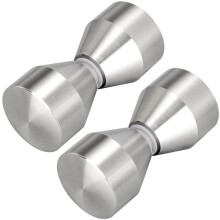 2er Set Edelstahl Duschtürgriff Glastürgriff Badezimmer