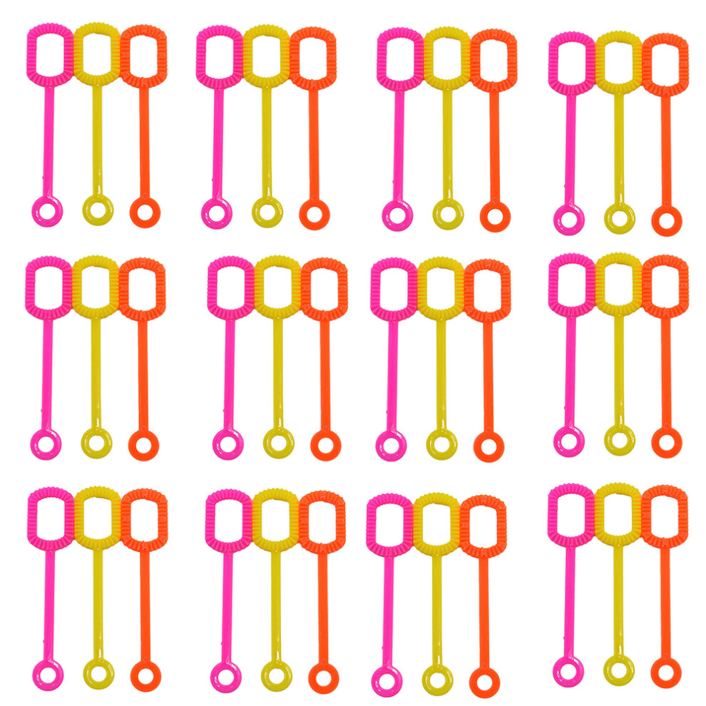 Lifeasy 50 Pcs Bubble Soap Bubbles Sticks Bubble Wand Various Soap Bubbles For Party Supplies Indoor And Outdoor Kids Toys