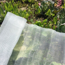 1 Insektenschutznetz für Garten und Gemüse: 3 x 5 m, feinmaschig, Schutz für Lauch, Obstbäume, Gartenpflanzen, Schleier, weiß