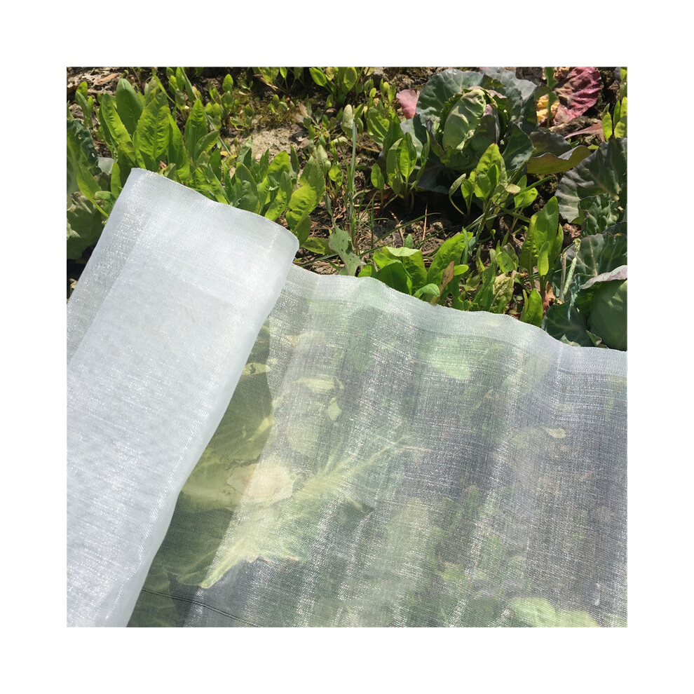 1 Filet Anti-Insectes Potager : 3 x 5 m Maille Fine Protection Poireaux Arbre Fruitier Jardinage Voile Végétal Blanc