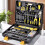 Living And Home 108Pcs Household Tool Kit 1