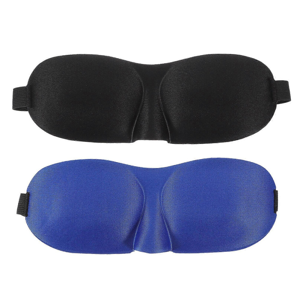 Kricely (As Show, One Size) 2Pcs Sleep Masks Adults Sleeping Eye Masks 3D Sleep Masks Travel Accessories
