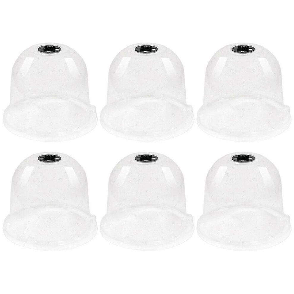 Kricely (As Show, One Size) 6Pcs Garden Cloche Dome Breathable Plants Dome Plant Nursery Protector Garden Plants Dome Cloche Dome