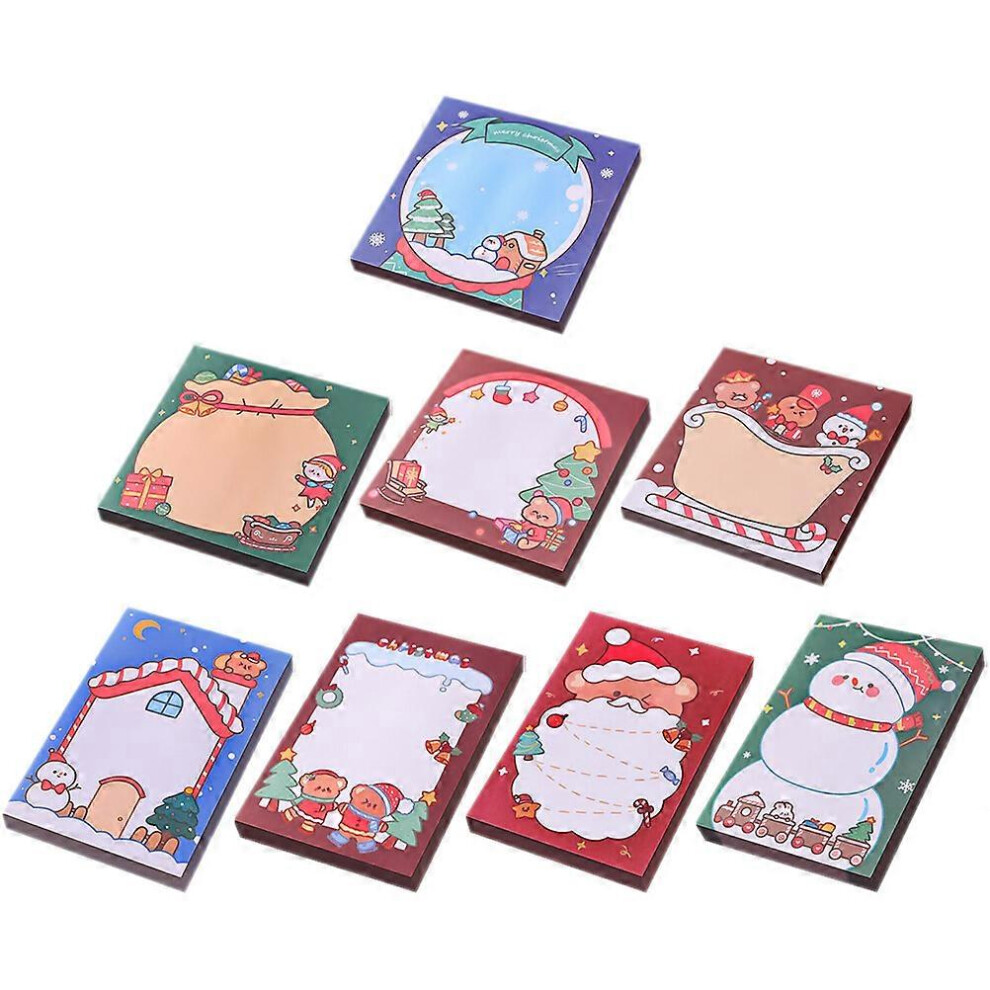 Kricely (As Show, One Size) 8Pcs Multi-Function Memo Pads Daily Use Note Stickers Household Memo Stickers Note Accessory