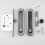 Oval sliding door handle + hook lock body + small knob handle 4