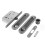 Oval sliding door handle + hook lock body + small knob handle 5