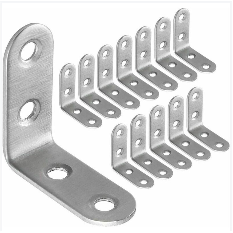 Angle Code 4040Mm 2Mm Thick Without Screws 50Pcs Stainless Steel Angle Code L-Shaped Code Bracket Fixing Parts 9113374524643