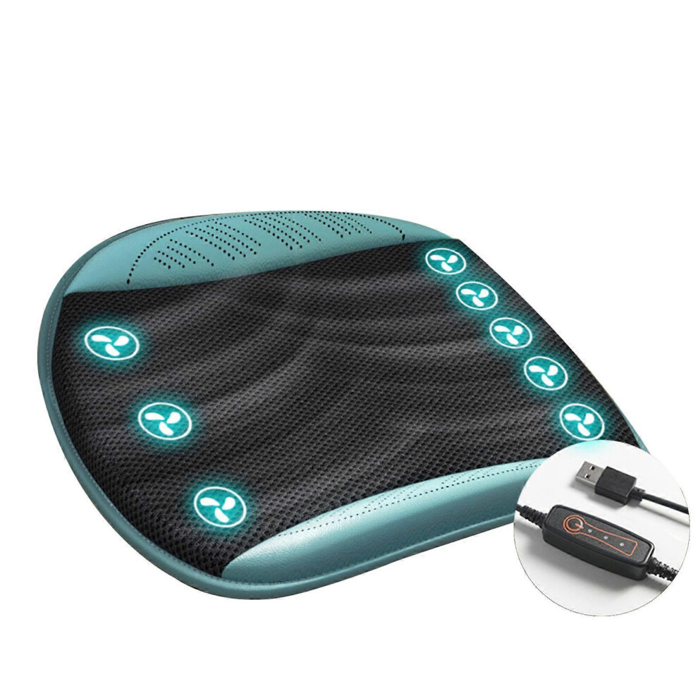 (8, Tiffany ) Car Seat Cooling Pad Cooling Seat Cushion With Fan Cooling Car Seat Cover Usb Ventilated Seat Cushion With Air Conditioning System F Blue 6942477796526