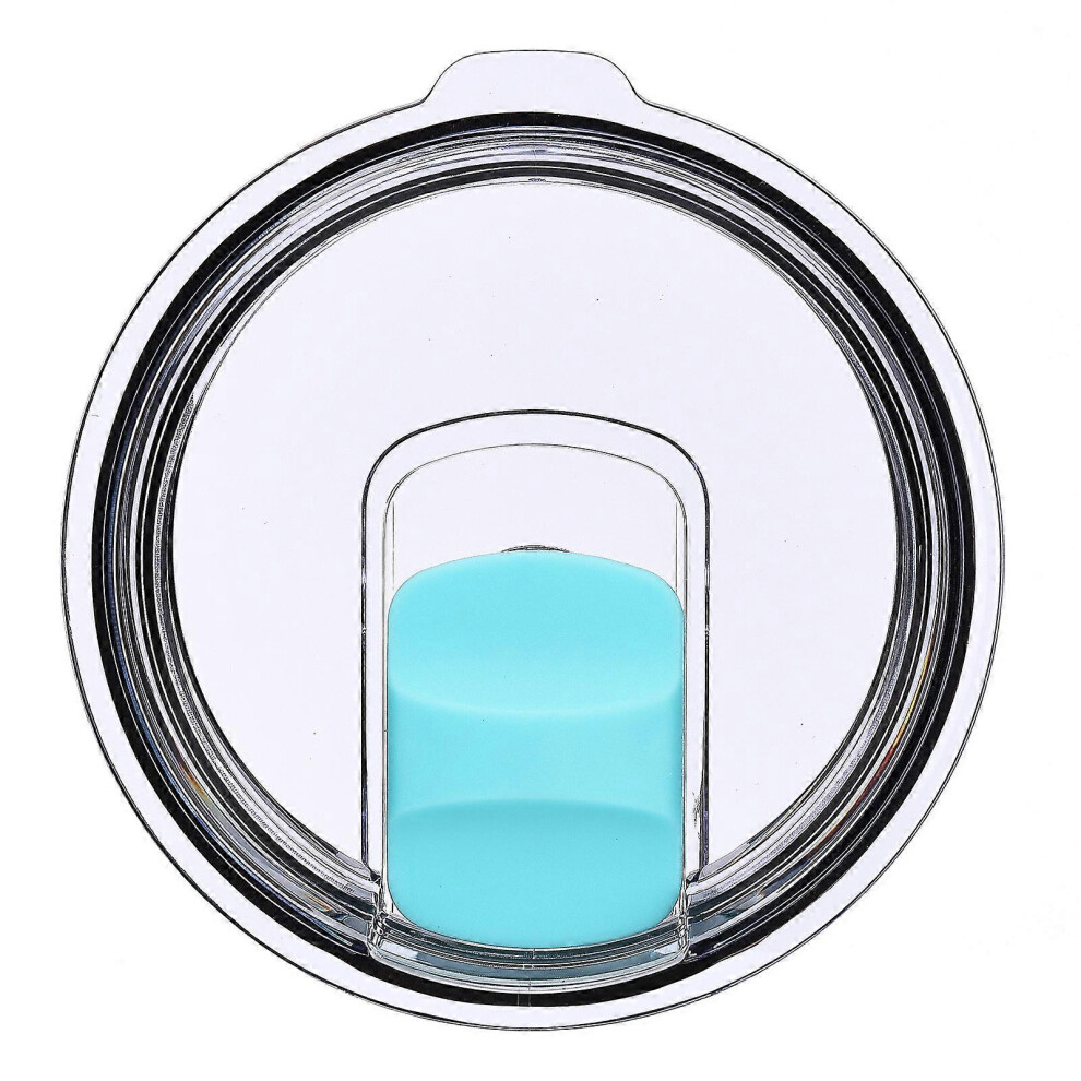 (30oz, Light green) Cup Lid Mug Cover Glass Drinkware For Drinks Magnetic Spill Proof Creative Push Piece Magnet-image-OPC-PG75RBG-NEW