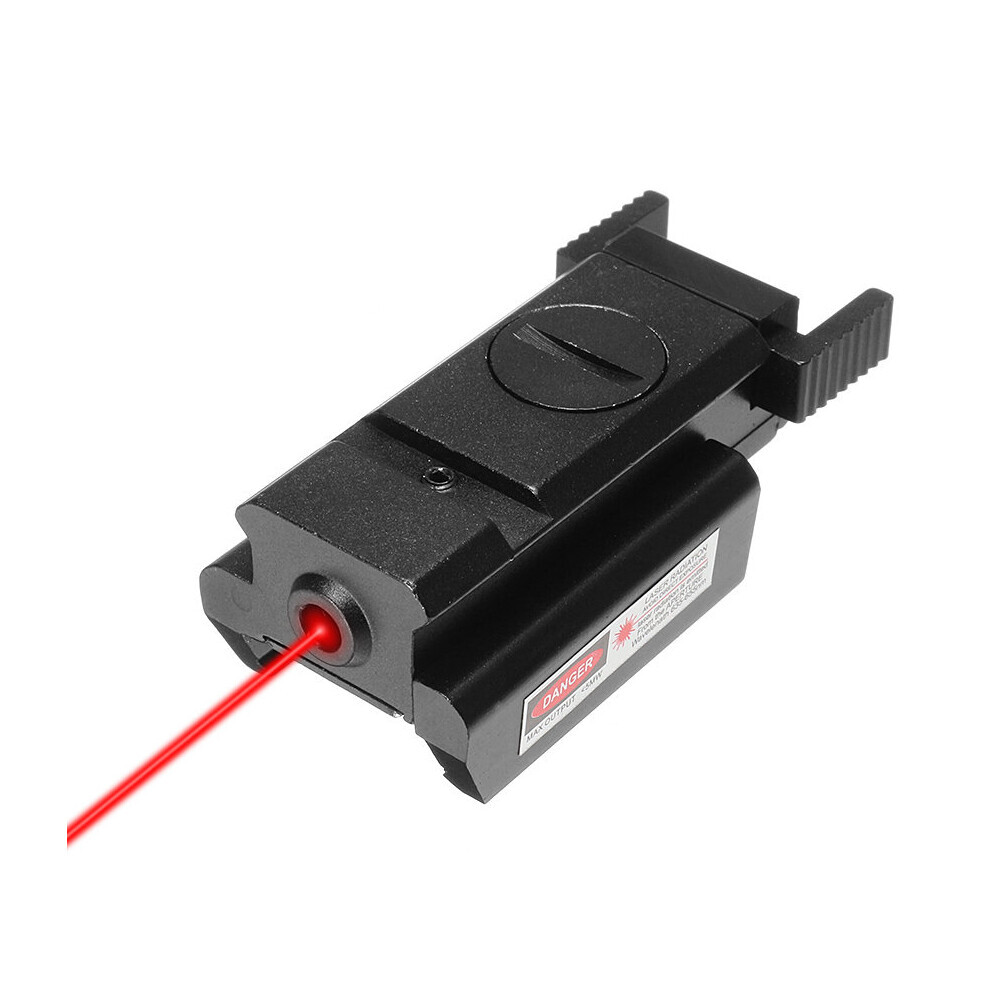 Low Profile Red Laser Sight Beam Dot Sight Scope Tactical Picatinny 20mm Rail Mount