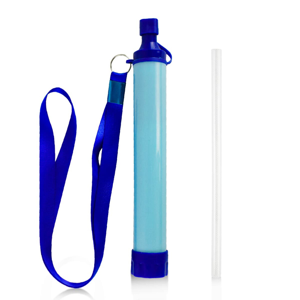 Personal Water Filter, Outdoor Water Filter Travel Water Filter Bottle, 1500L Mini Water Filtration System Portable Outdoor Water Filter for Camping a-image-OPC-PG5VCXG-NEW