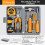Living And Home (Yellow) 24pcs Household DIY Tool Kit 9