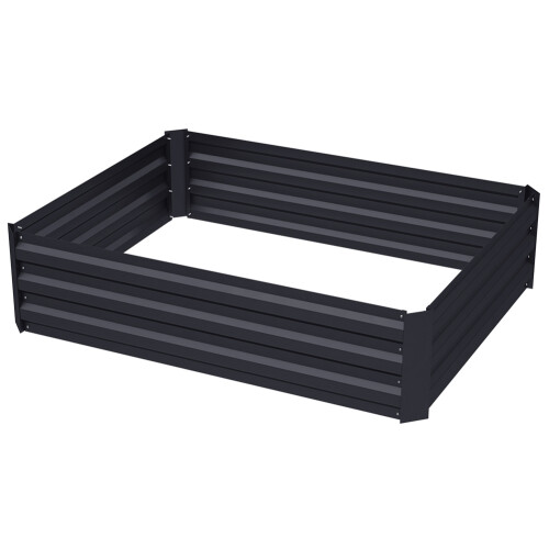 120cm W x 90cm D Galvanized Raised Garden Bed Planter Box 2