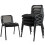 Casart 5PCS Stackable Reception Chairs Upholstered Conference Office Chair 1