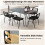 Casart 5PCS Stackable Reception Chairs Upholstered Conference Office Chair 6