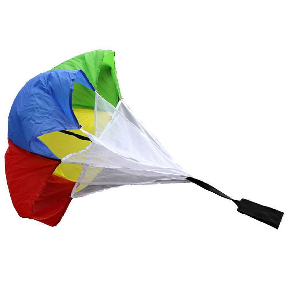 Kricely (As Show, One Size) Colorful Football Resistance Parachute Strength Training Physical Fitness Umbrella Running Equipment Athletic Strength Umbrella Fo