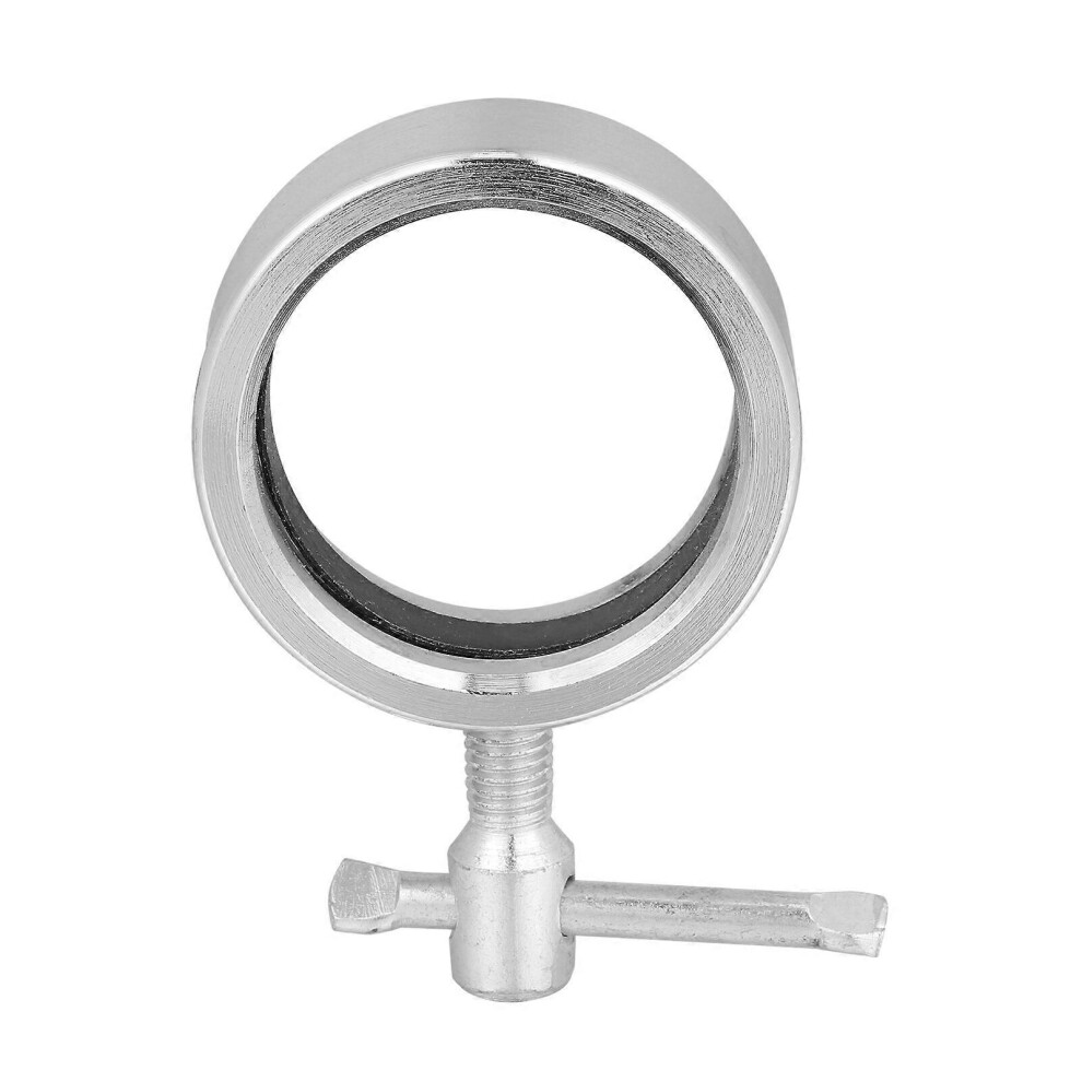 (As show, One size) Spring Clip Collars Exercise Collars Barbell Clamps for Weight Bar (Silver)