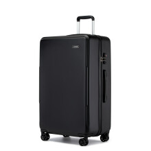 (Black, 28 inch) 20/24/28 Minimalist Hard Shell ABS+PC Luggage Set With TSA Lock And 360° Spinner Wheels