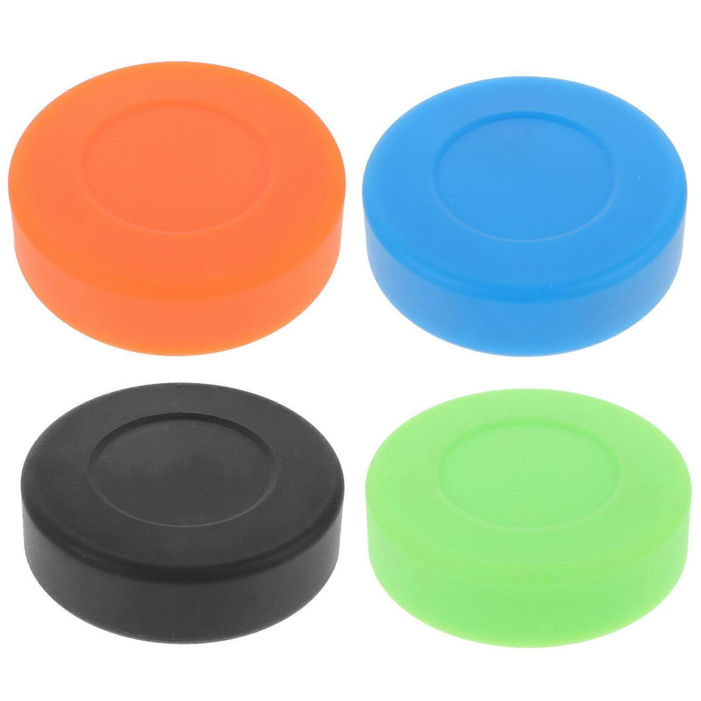 Kricely (As Show, One Size) 4Pcs Small Ice Hockey Punks Replacement Hockey Puck Daily Training Hockey Puck Supplies