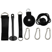 (As show, One size) 1 Set of Tricep Trainer Exerciser Tricep Rope Pull Down Rope Cable Machine