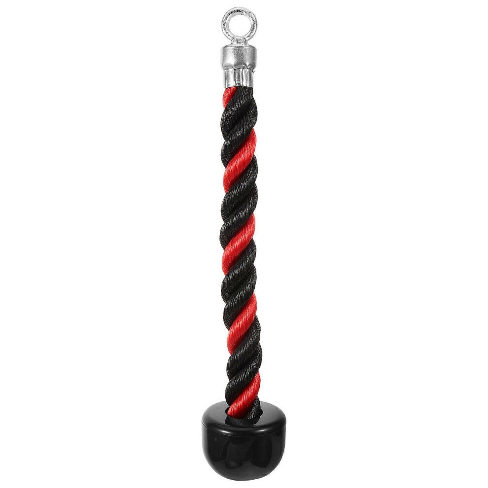 Kricely (As Show, One Size) Tricep Rope Cable Attachment Gym Pull Down Rope Biceps Training Rope Indoor Fitness Tool